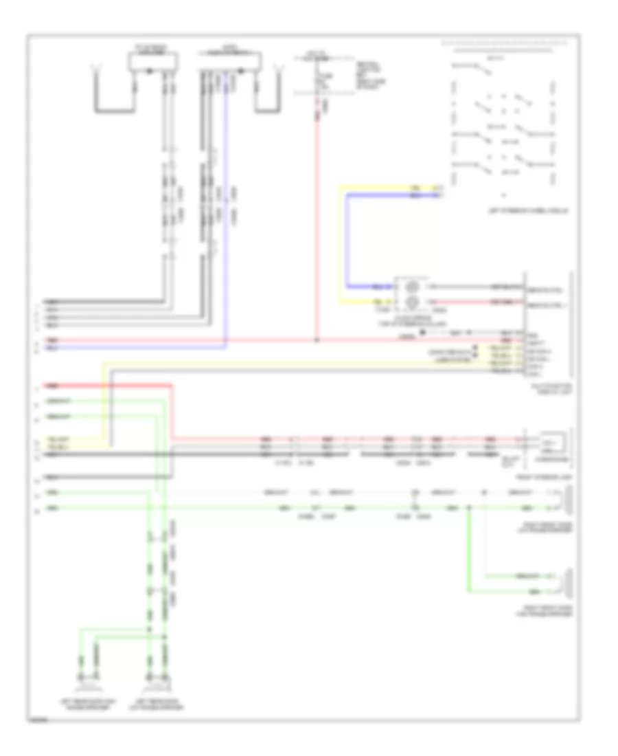 Navigation Wiring Diagram Low Line 2 of 2 for Land Rover Discovery 4 2012