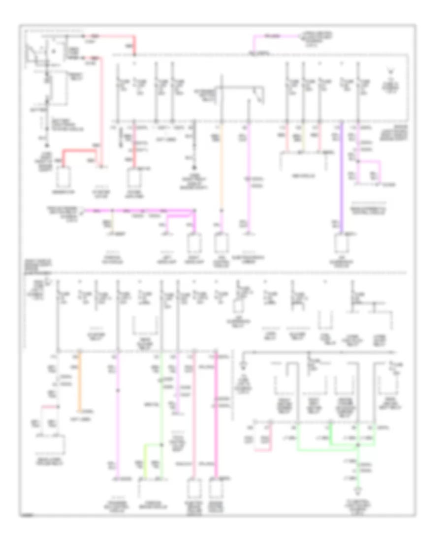 Power Distribution Wiring Diagram 1 of 4 for Land Rover Discovery 4 2012