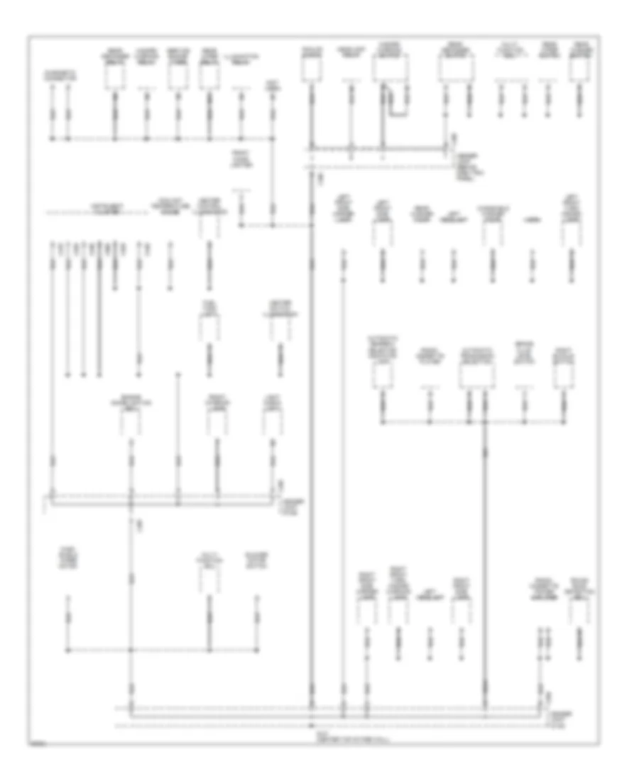 Ground Distribution Wiring Diagram 1 of 2 for Land Rover Defender 90 1997