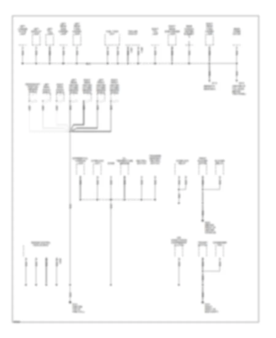 Ground Distribution Wiring Diagram 2 of 2 for Land Rover Defender 90 1997