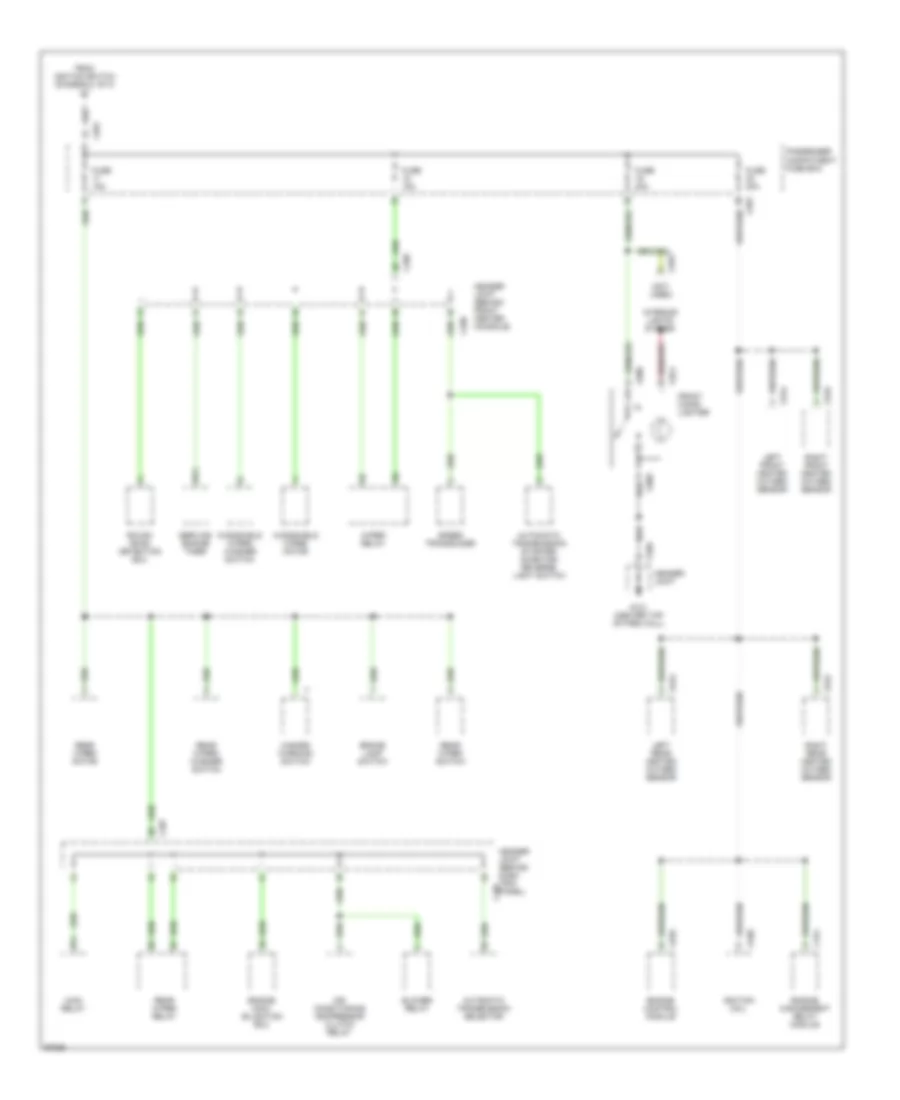 Power Distribution Wiring Diagram 3 of 3 for Land Rover Defender 90 1997
