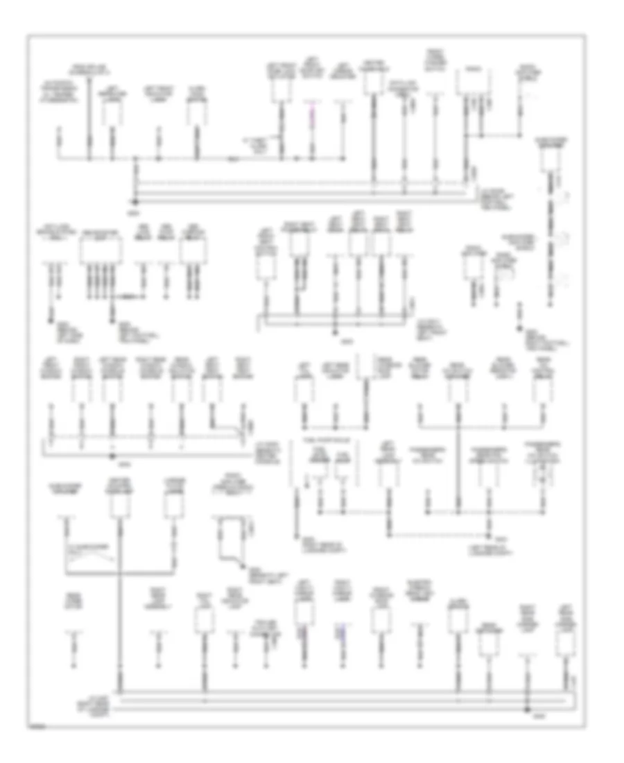 Ground Distribution Wiring Diagram (3 of 3) for Land Rover Discovery SD 1997