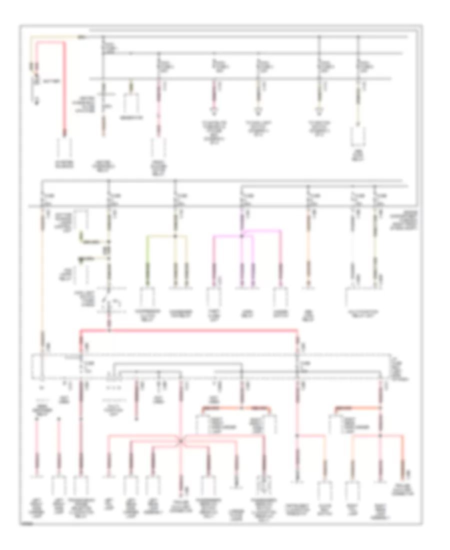 Power Distribution Wiring Diagram 1 of 4 for Land Rover Discovery SD 1997