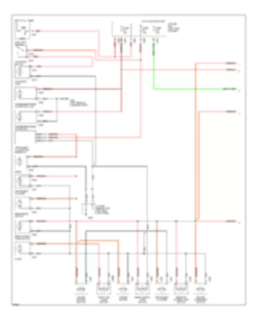 Instrument Illumination Wiring Diagram 1 of 2 for Land Rover Discovery SE 1997