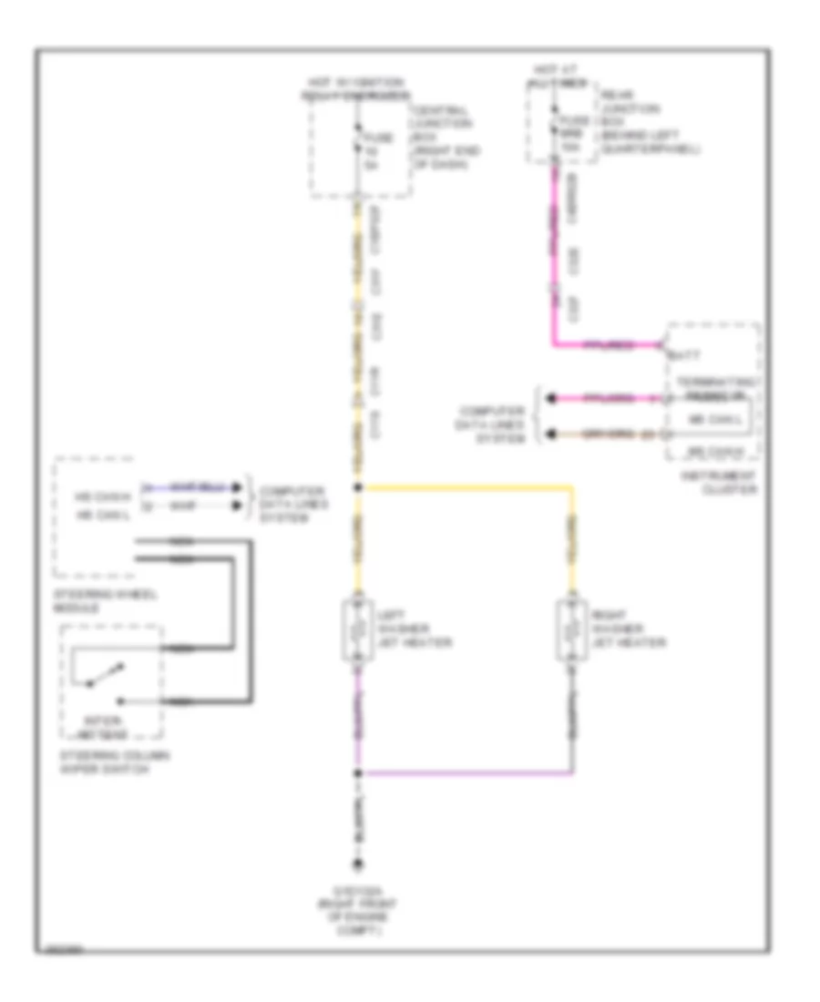Jet Heater Wiring Diagram for Land Rover Range Rover Evoque Pure 2012