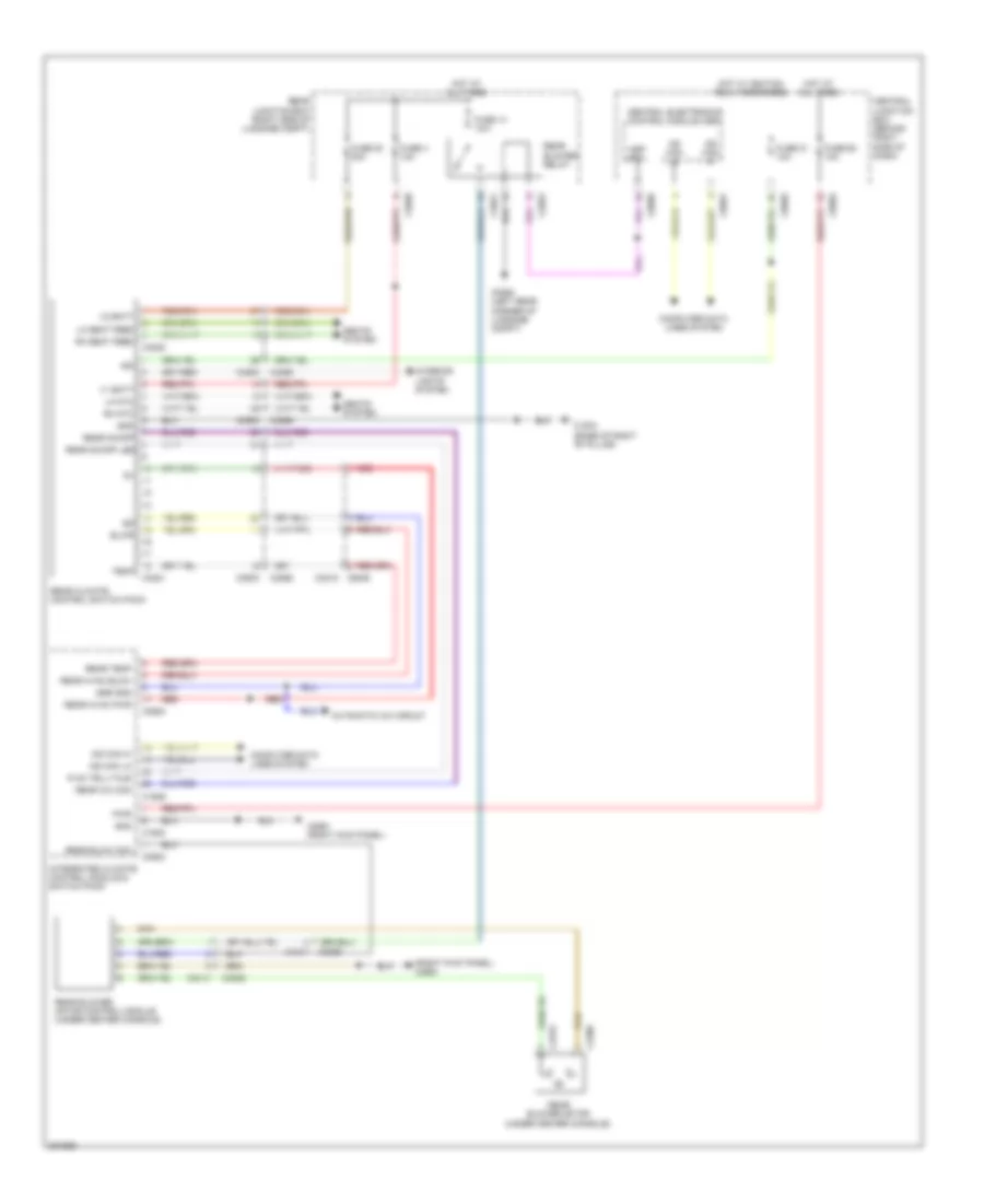 Rear AC Wiring Diagram, with Two rotary controls for Land Rover Range Rover HSE 2012