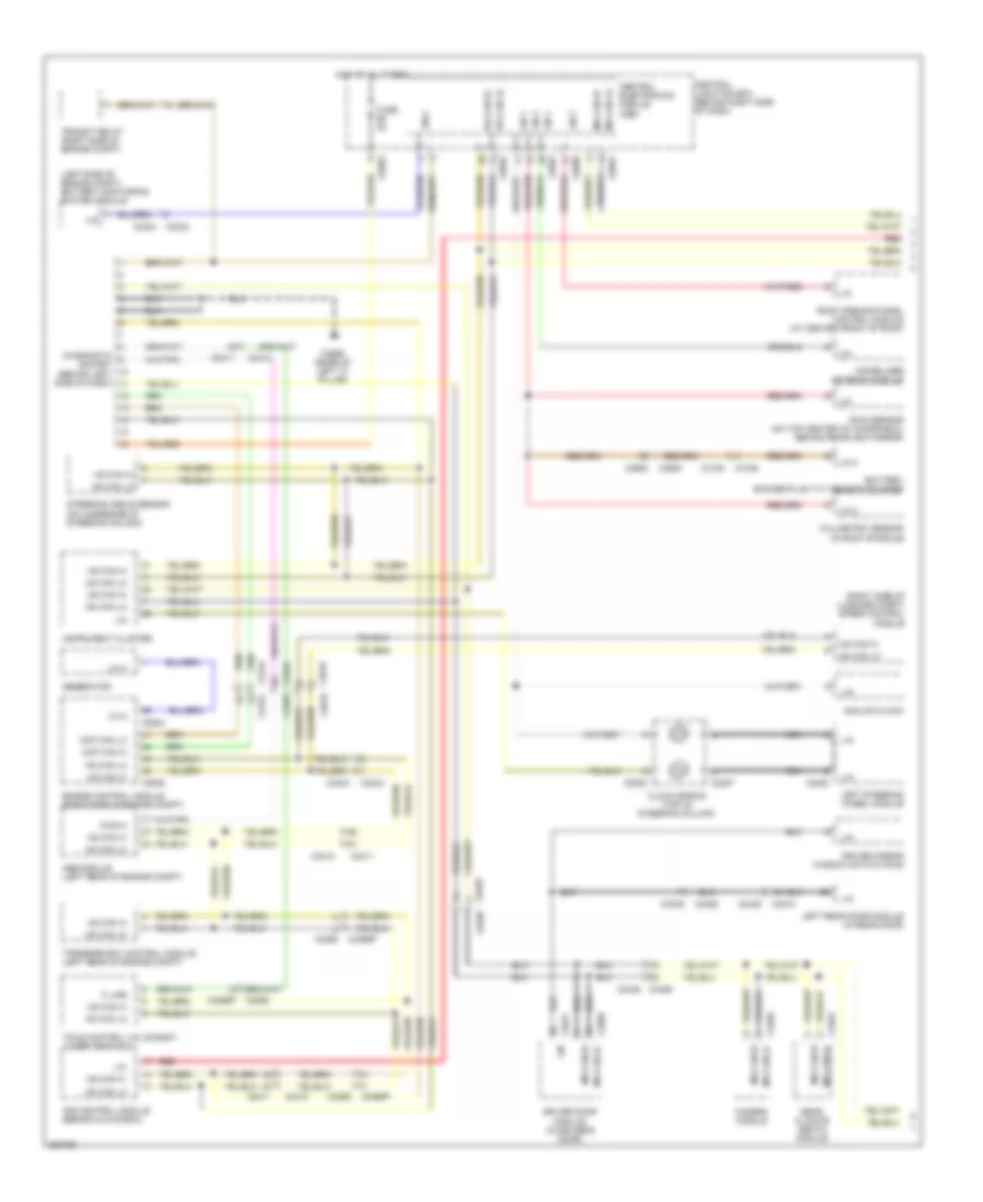 Diagnostic Socket Wiring Diagram 1 of 2 for Land Rover Range Rover HSE 2012