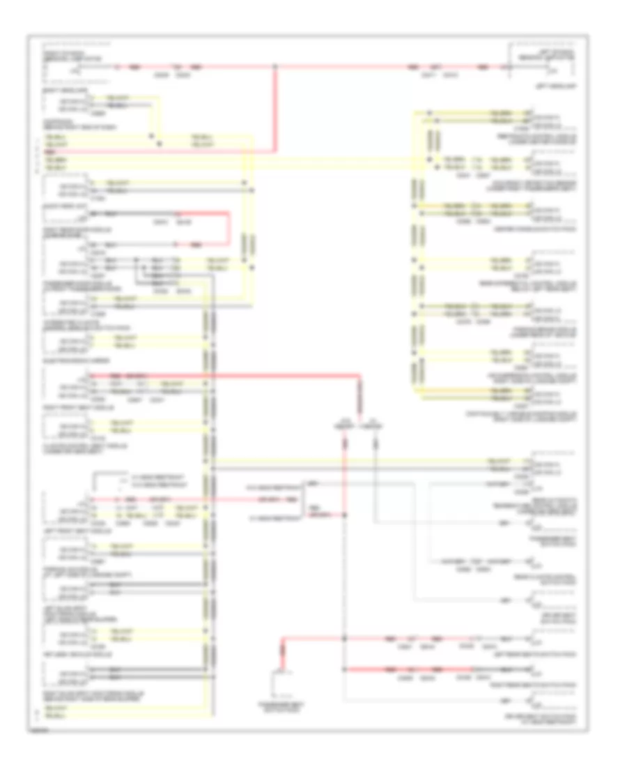 Diagnostic Socket Wiring Diagram 2 of 2 for Land Rover Range Rover HSE 2012