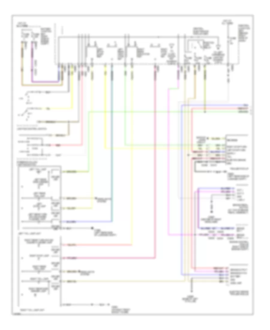 Exterior Lamps Wiring Diagram 1 of 2 for Land Rover Range Rover HSE 2012