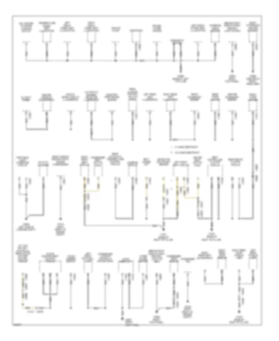 Ground Distribution Wiring Diagram 2 of 4 for Land Rover Range Rover HSE 2012