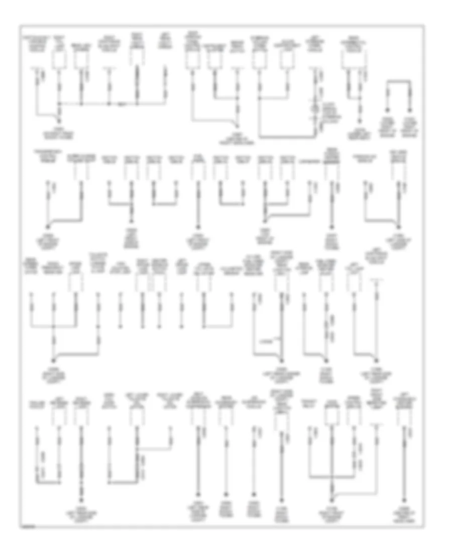 Ground Distribution Wiring Diagram 3 of 4 for Land Rover Range Rover HSE 2012