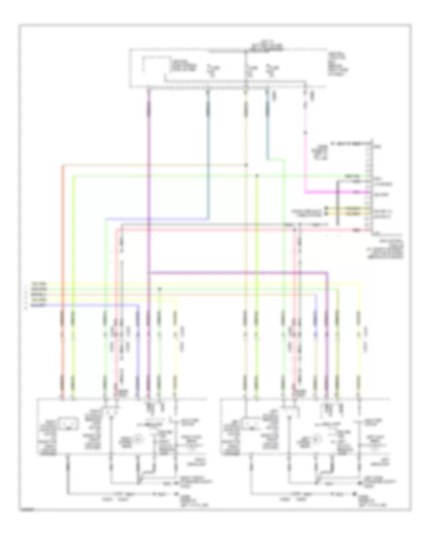 Headlights Wiring Diagram (2 of 2) for Land Rover Range Rover HSE 2012