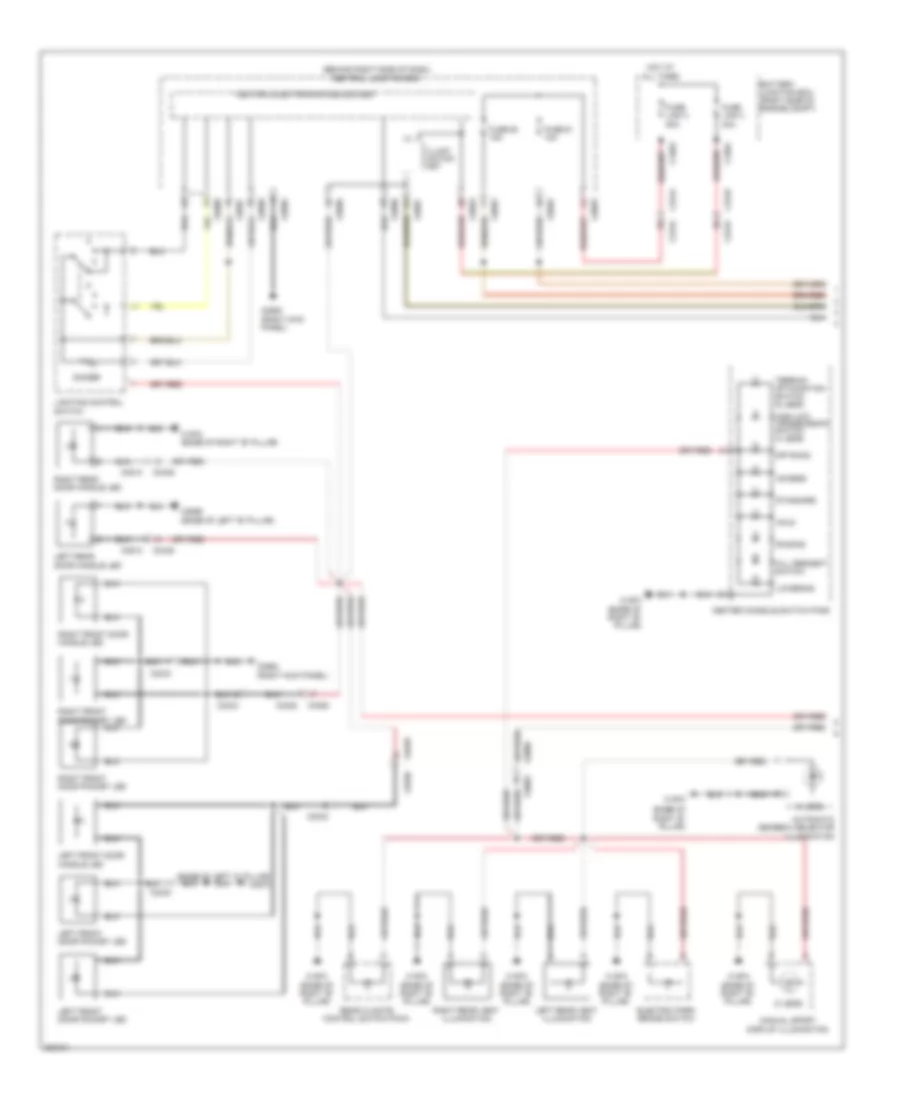 Instrument Illumination Wiring Diagram 1 of 2 for Land Rover Range Rover HSE 2012