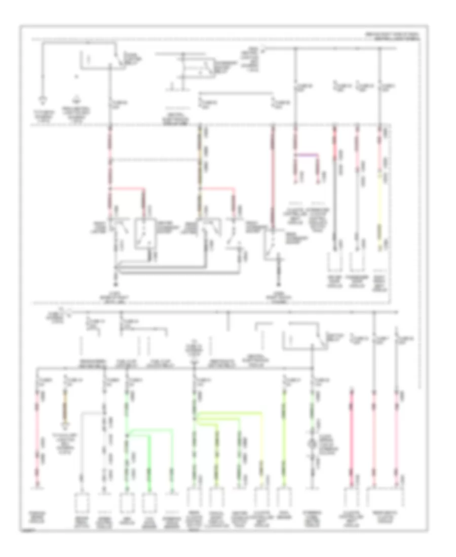 Power Distribution Wiring Diagram (3 of 6) for Land Rover Range Rover HSE 2012