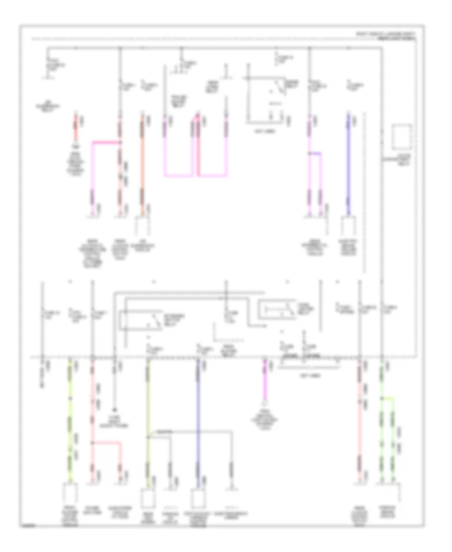 Power Distribution Wiring Diagram 5 of 6 for Land Rover Range Rover HSE 2012