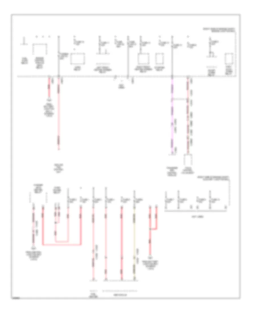 Power Distribution Wiring Diagram (6 of 6) for Land Rover Range Rover HSE 2012