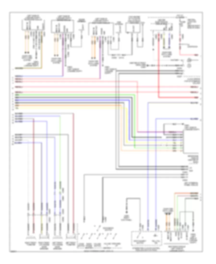 Radio Wiring Diagram High Line 2 of 3 for Land Rover Range Rover HSE 2012