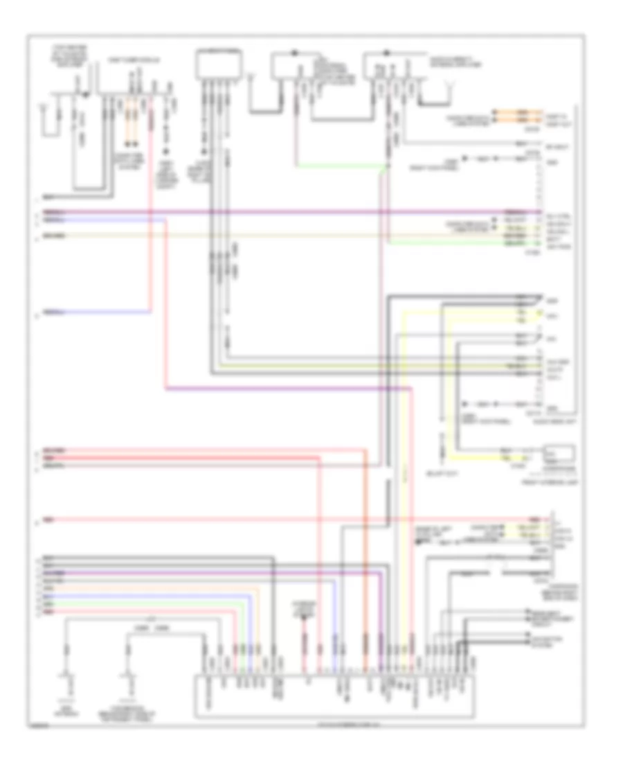 Radio Wiring Diagram, Midline (3 of 3) for Land Rover Range Rover HSE 2012