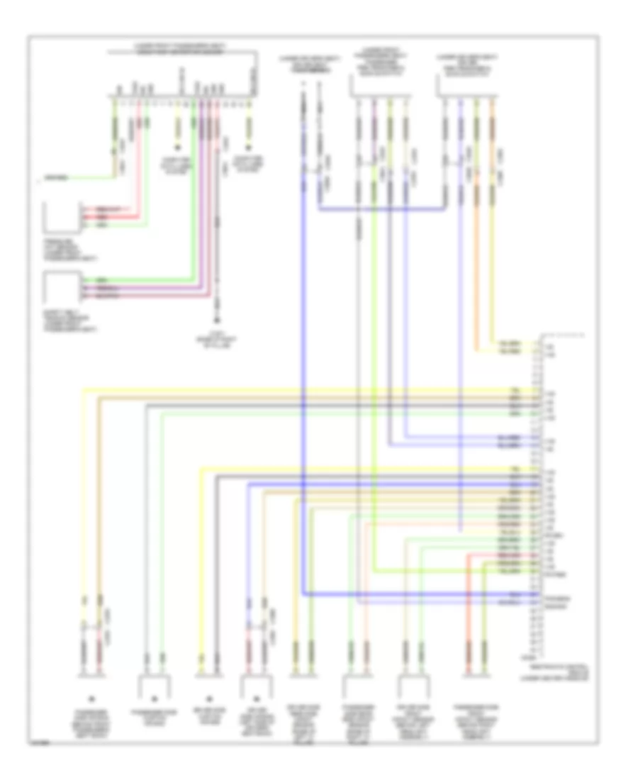 Supplemental Restraints Wiring Diagram (2 of 2) for Land Rover Range Rover HSE 2012