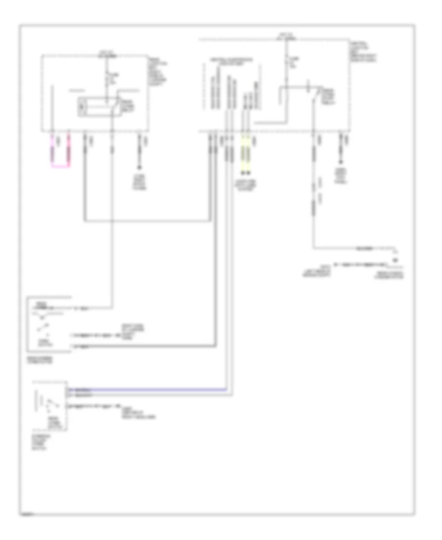 Rear WiperWasher Wiring Diagram for Land Rover Range Rover HSE 2012