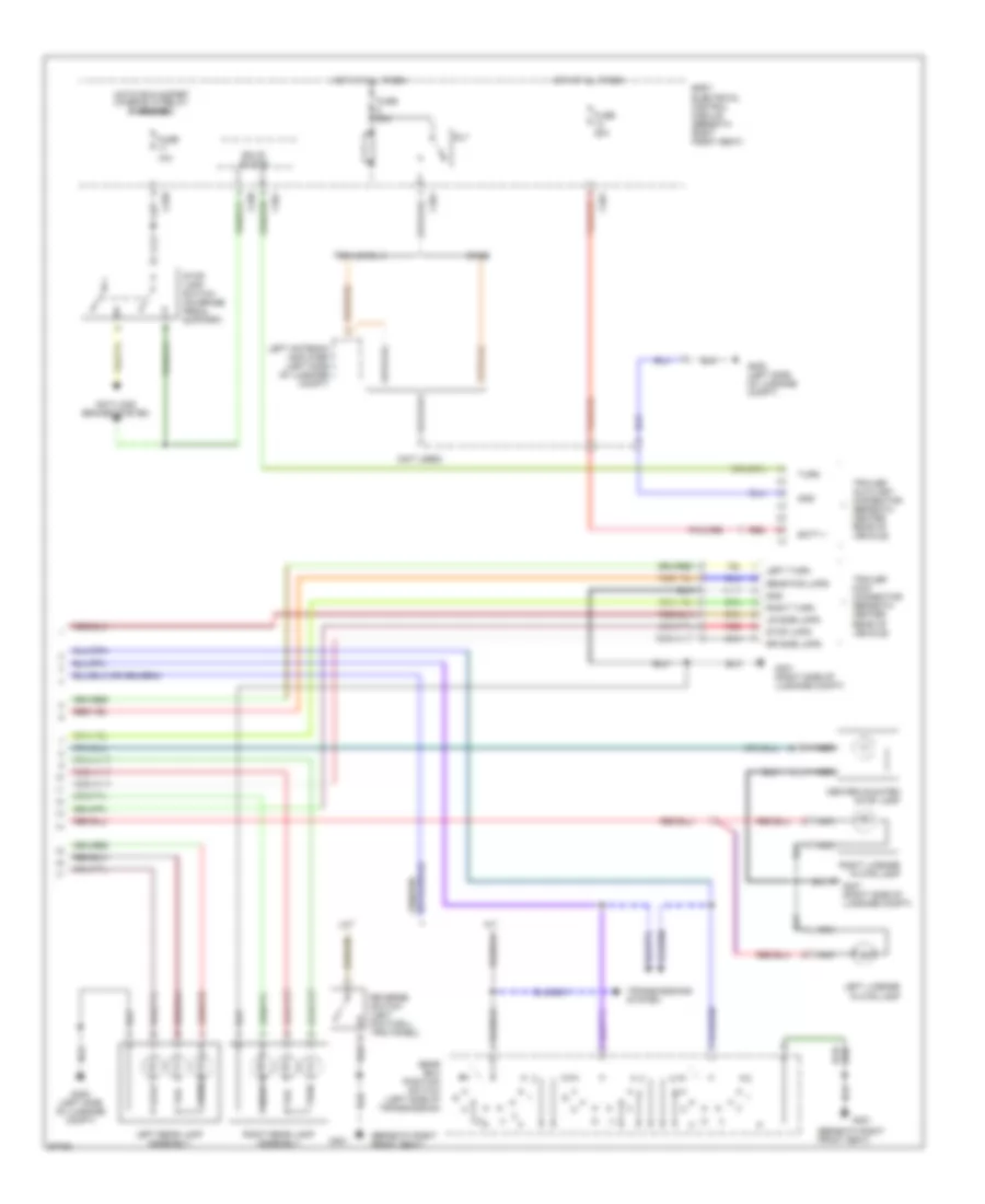 Exterior Lamps Wiring Diagram 2 of 2 for Land Rover Range Rover HSE 1997