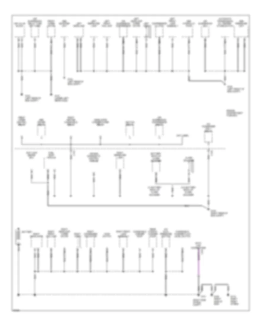 Ground Distribution Wiring Diagram 1 of 4 for Land Rover Range Rover HSE 1997
