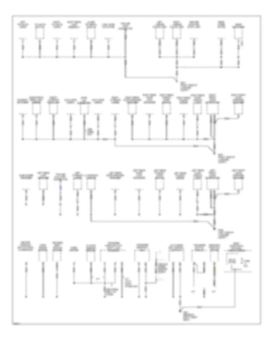 Ground Distribution Wiring Diagram 3 of 4 for Land Rover Range Rover HSE 1997