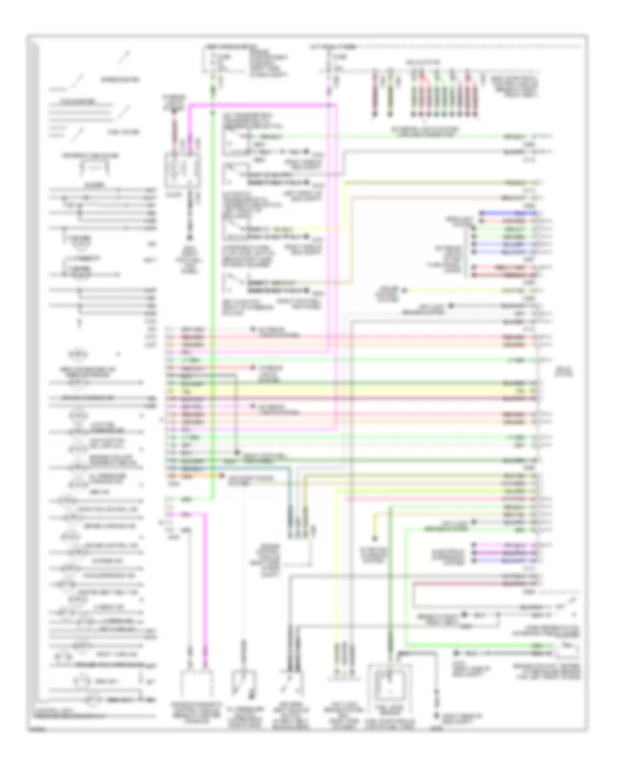 Instrument Cluster Wiring Diagram for Land Rover Range Rover HSE 1997