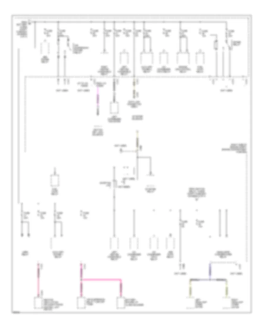Power Distribution Wiring Diagram (3 of 4) for Land Rover Range Rover HSE 1997