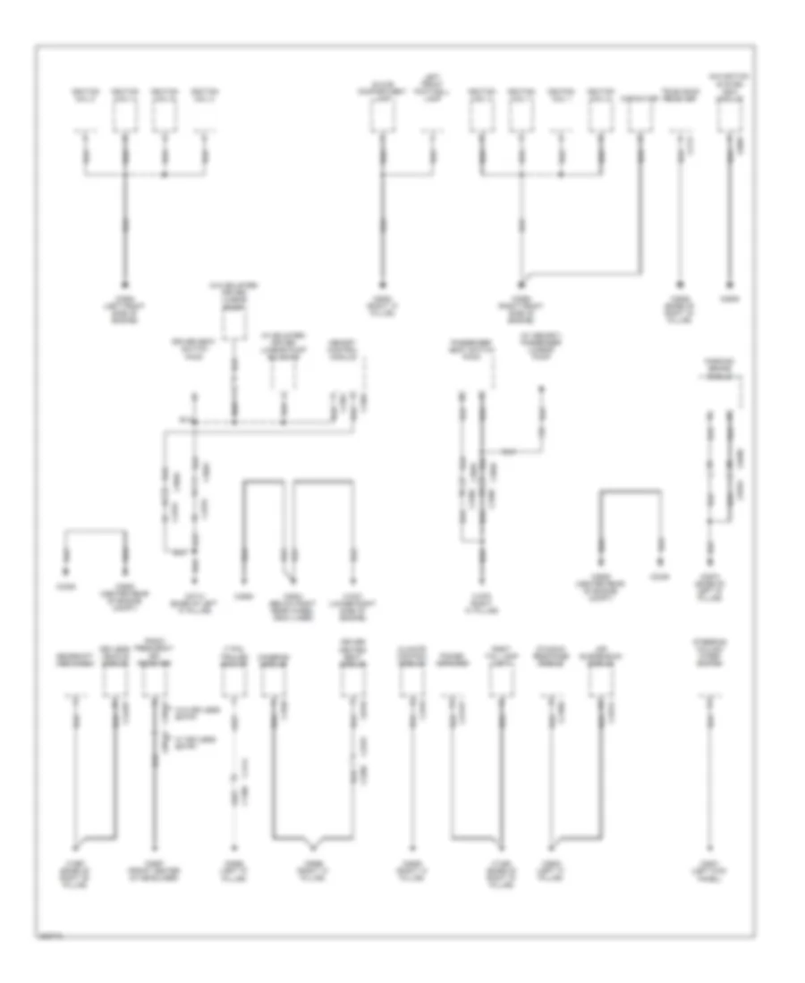 Ground Distribution Wiring Diagram 4 of 4 for Land Rover Range Rover Sport HSE 2012