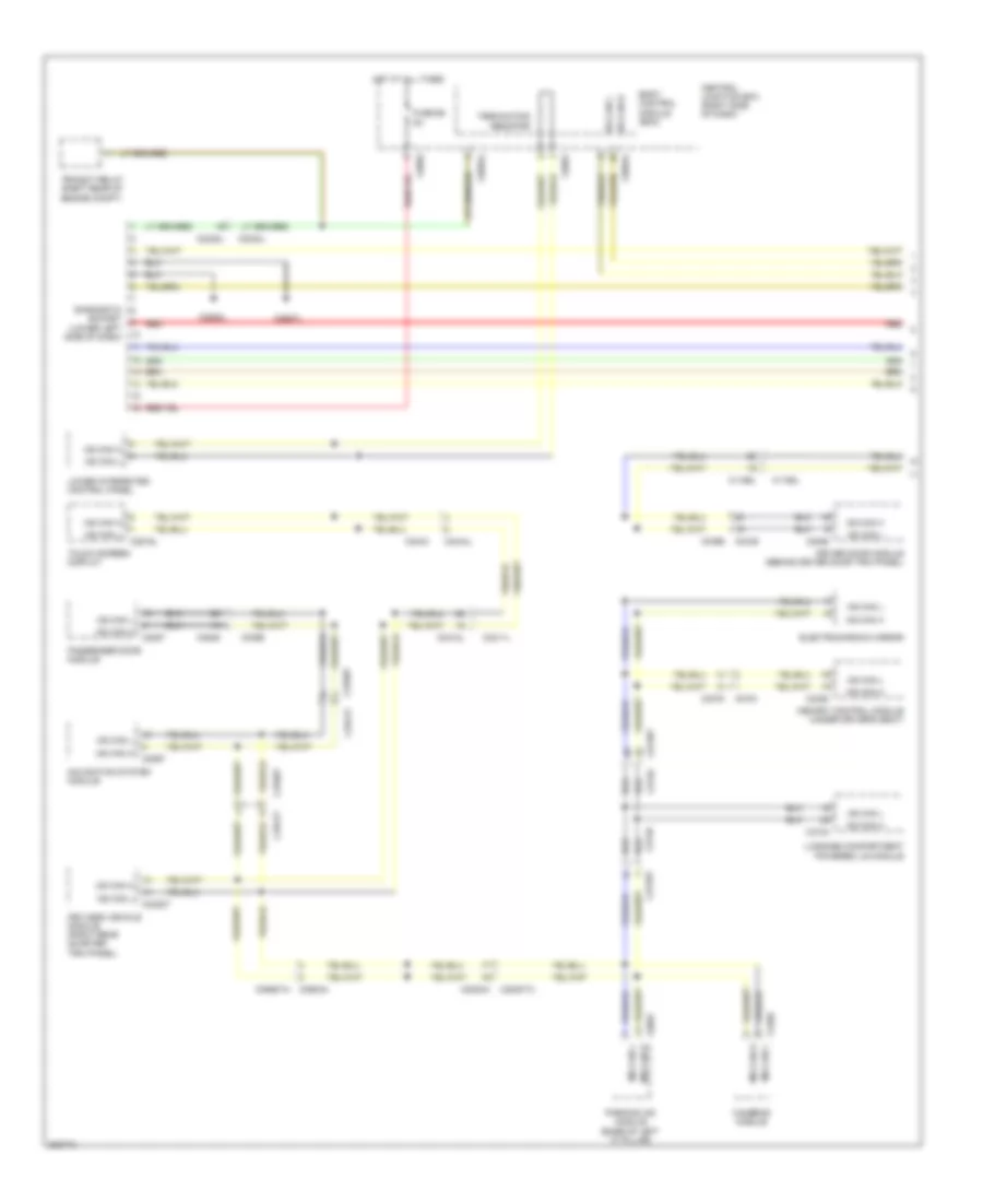 Diagnostic Socket Wiring Diagram 1 of 2 for Land Rover Range Rover Sport Supercharged 2012