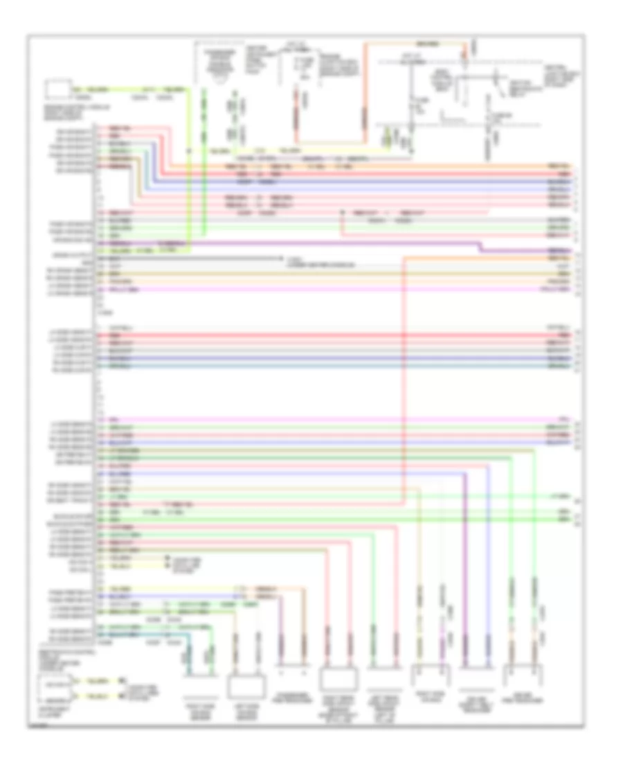 Supplemental Restraints Wiring Diagram 1 of 2 for Land Rover Range Rover Sport Supercharged 2012