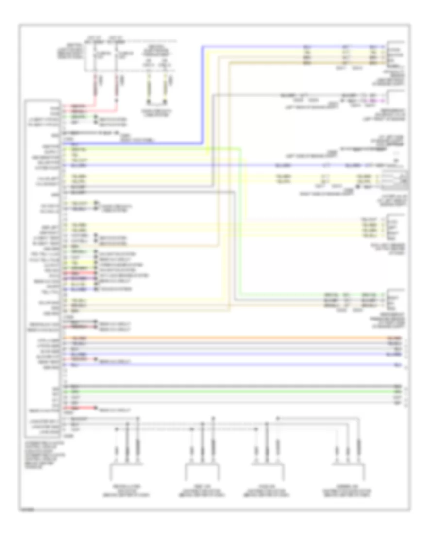 Электросхема кондиционера (1 из 2) для Land Rover Range Rover Supercharged 2012
