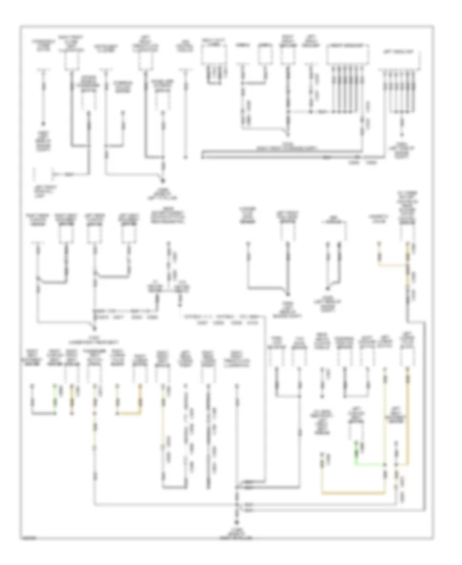 Ground Distribution Wiring Diagram 4 of 4 for Land Rover Range Rover Supercharged 2012