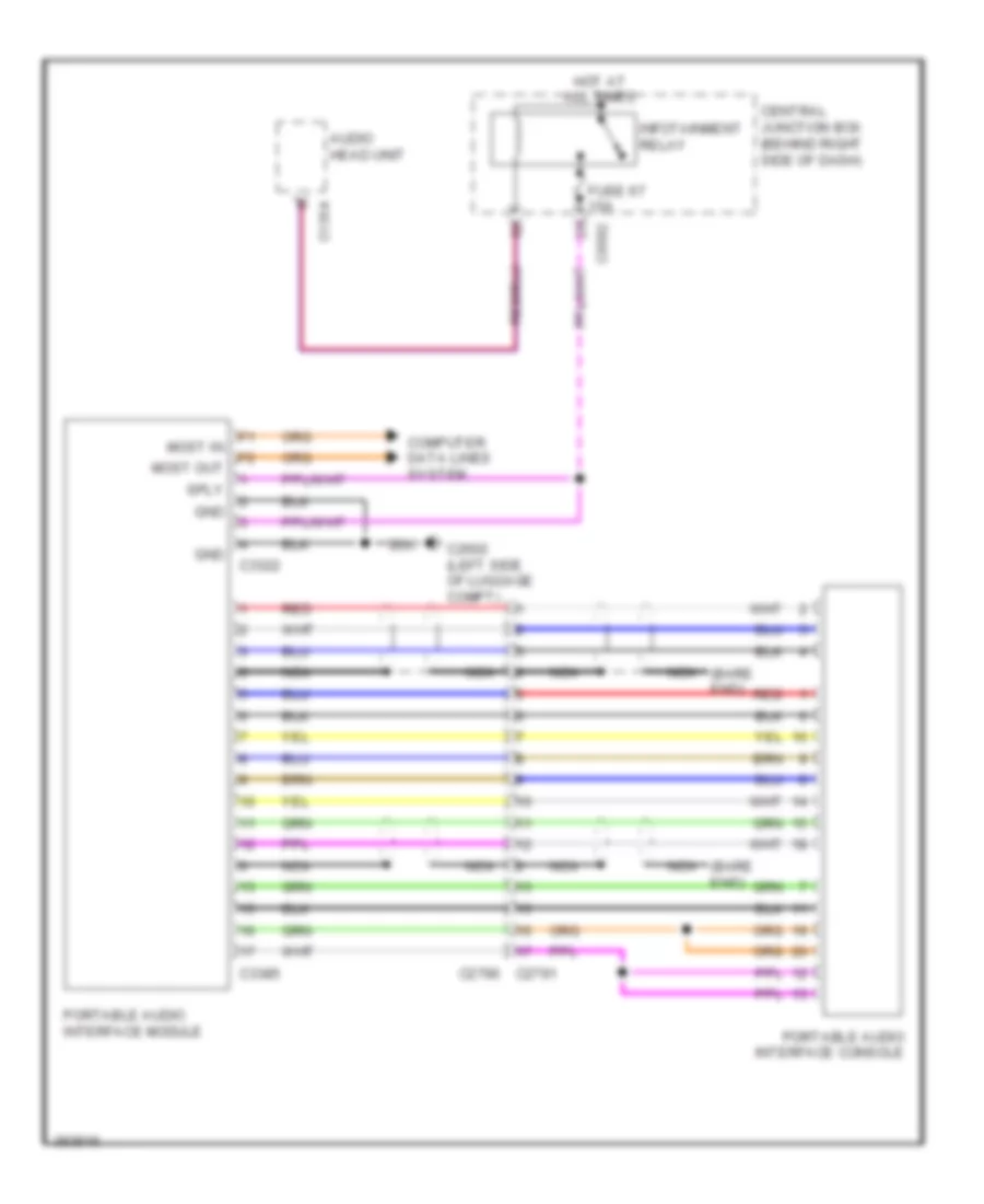 Portable Radio Wiring Diagram for Land Rover Range Rover Supercharged 2012