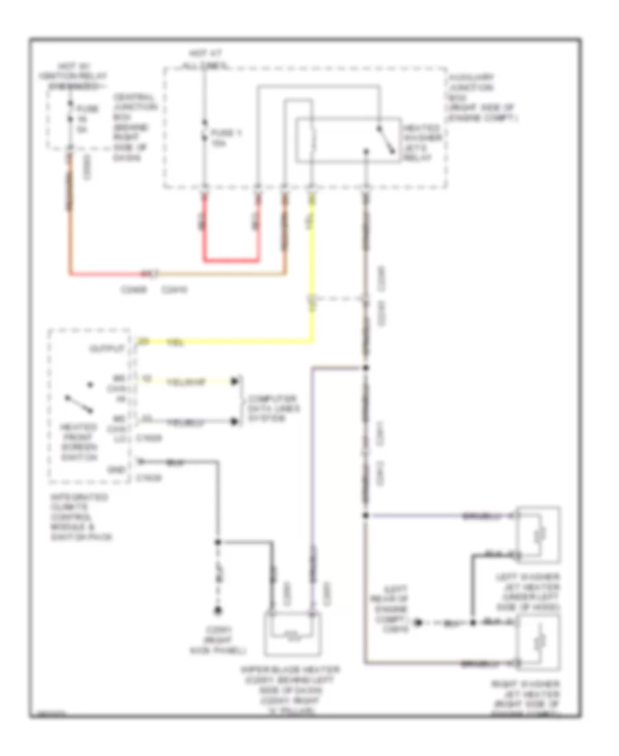 Jet Heater Wiring Diagram for Land Rover Range Rover Supercharged 2012