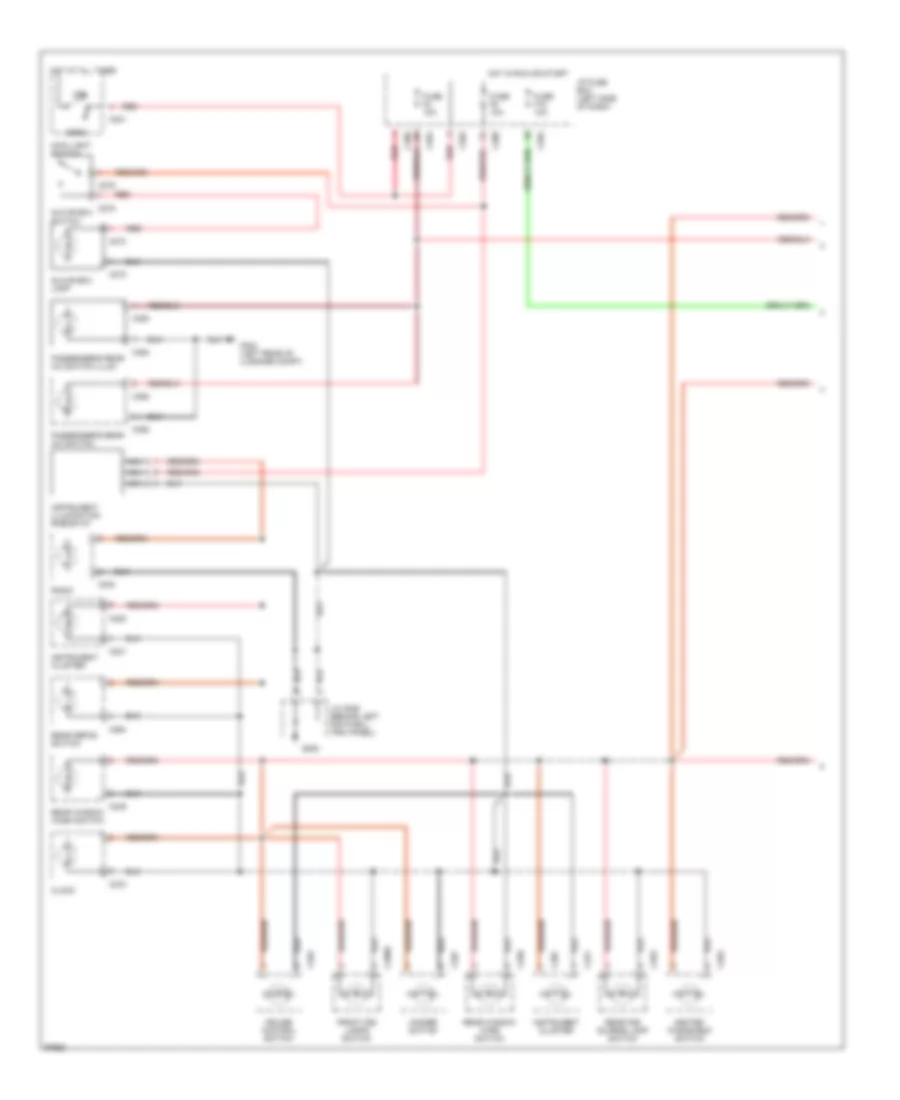 Instrument Illumination Wiring Diagram (1 of 2) for Land Rover Discovery LSE 1998