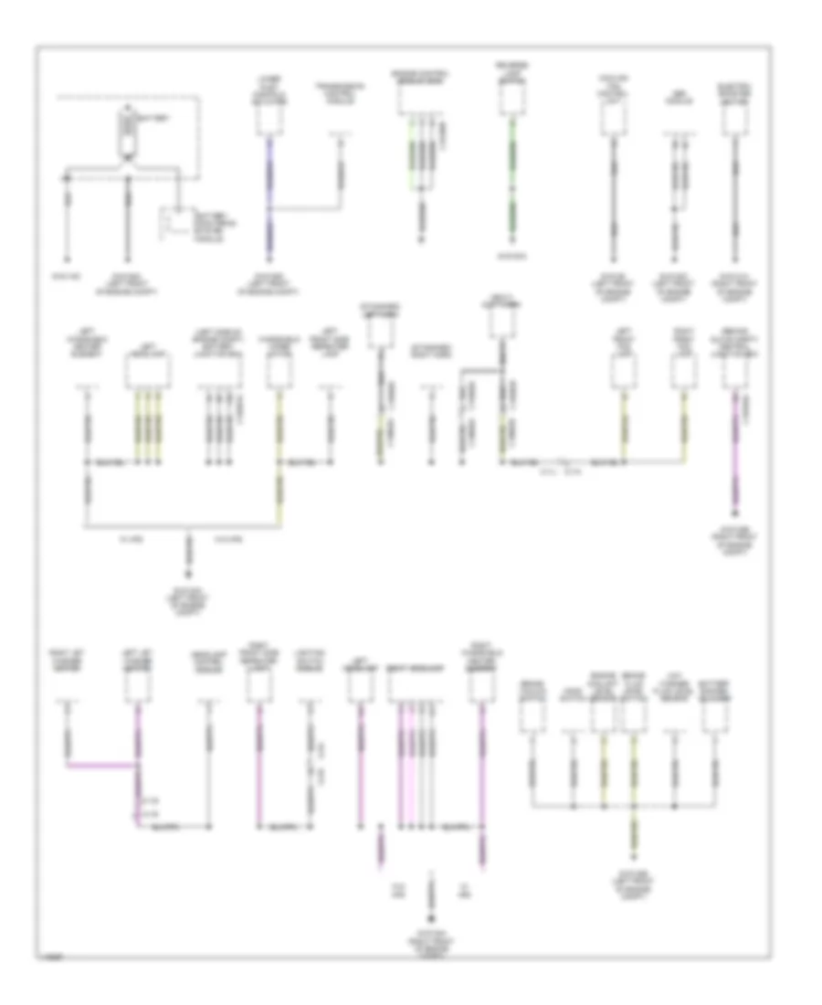 Ground Distribution Wiring Diagram 1 of 4 for Land Rover Discovery 2 2013
