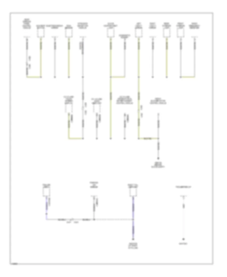 Ground Distribution Wiring Diagram 4 of 4 for Land Rover Discovery 2 2013