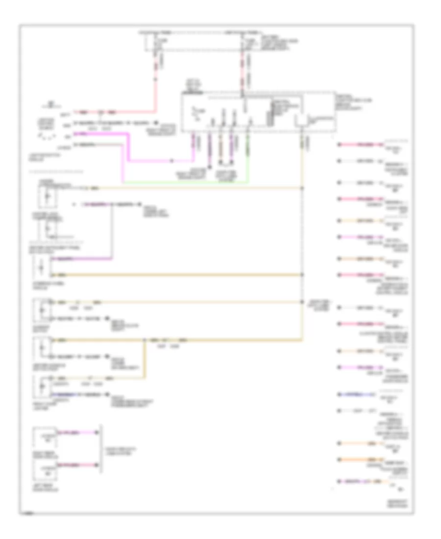 Instrument Illumination Wiring Diagram for Land Rover Discovery 2 2013