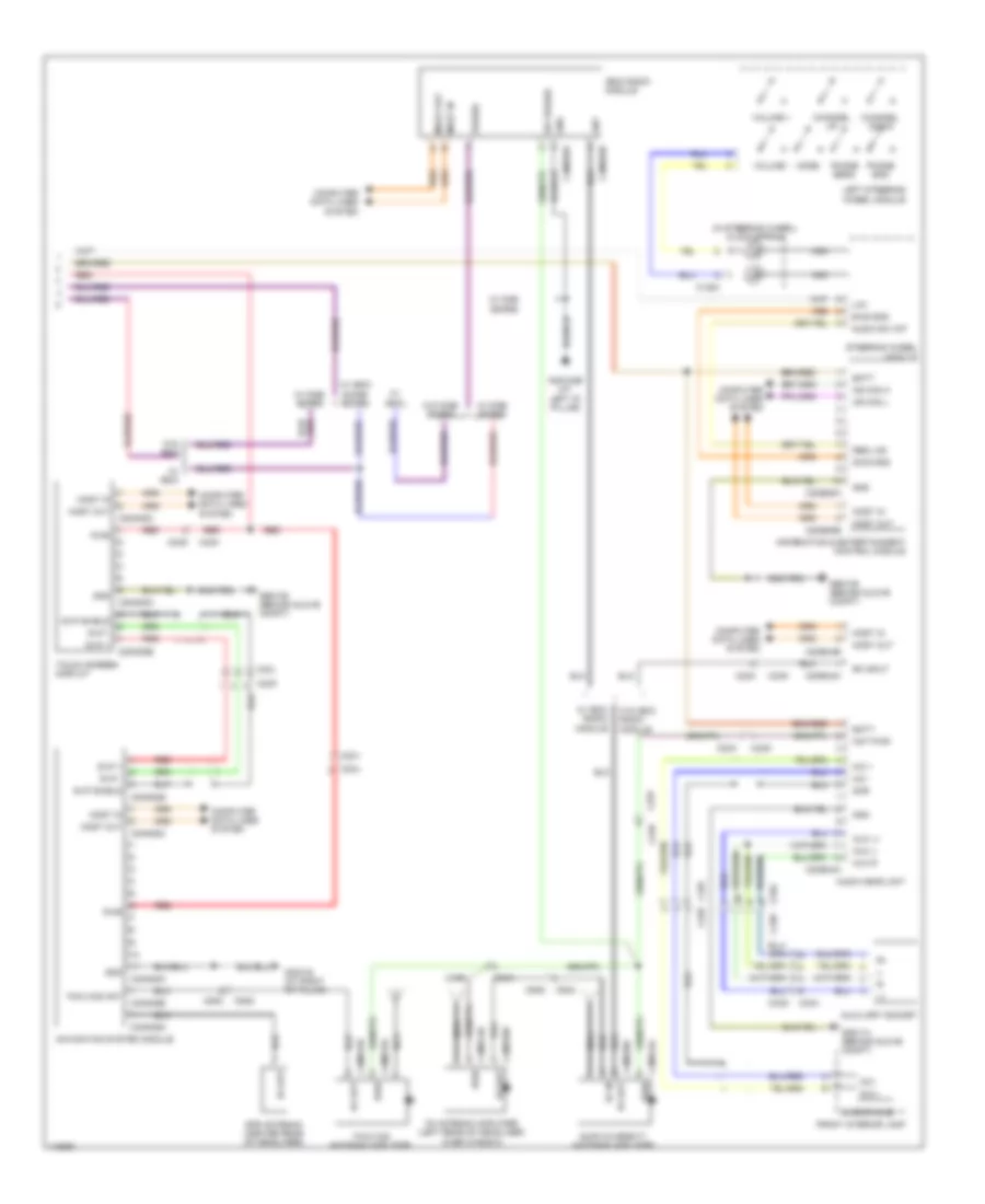 Navigation Wiring Diagram 3 of 3 for Land Rover Discovery 2 2013