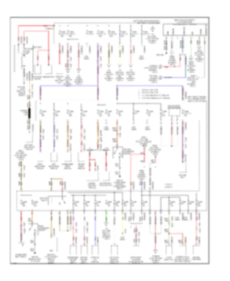 Power Distribution Wiring Diagram 1 of 4 for Land Rover Discovery 2 2013