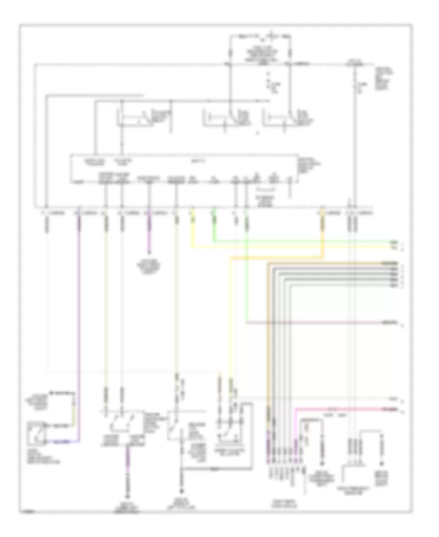 Power Door Locks Wiring Diagram 1 of 2 for Land Rover Discovery 2 2013