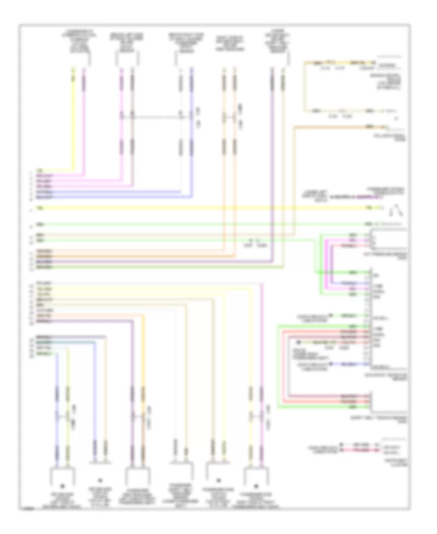 Supplemental Restraints Wiring Diagram 2 of 2 for Land Rover Discovery 2 2013