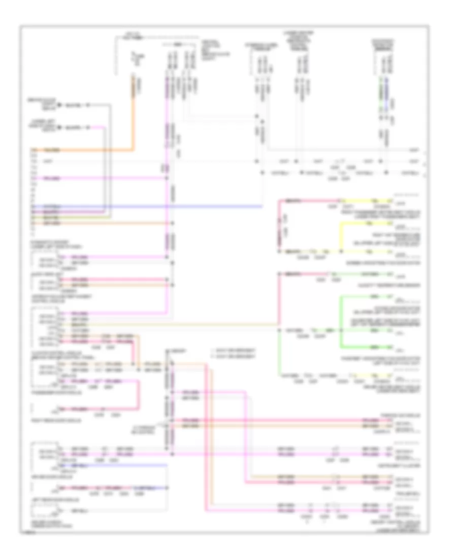 Diagnostic Socket Wiring Diagram 1 of 2 for Land Rover Discovery 2 HSE 2013