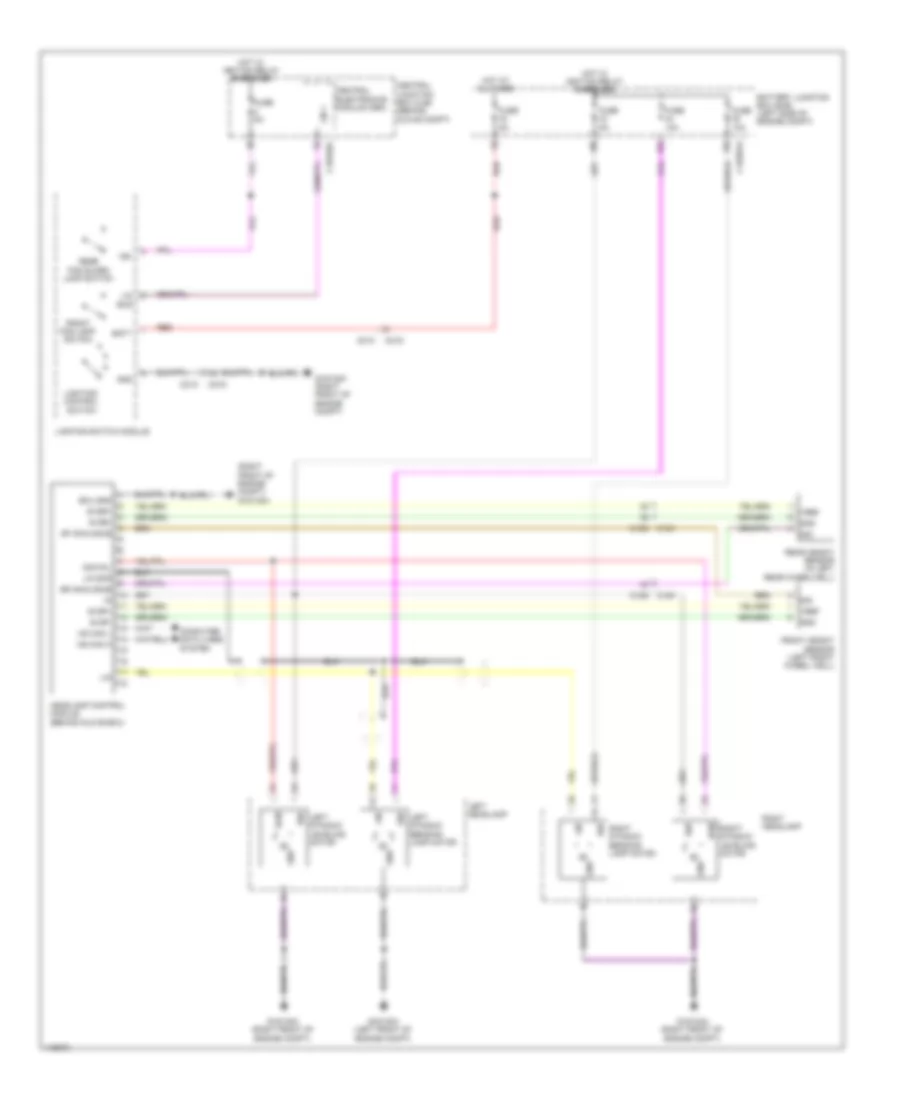 Adaptive Front Lighting Wiring Diagram for Land Rover Discovery 2 HSE 2013