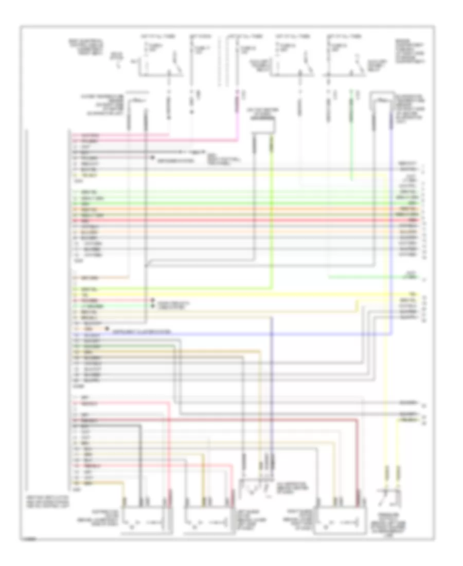 Air Conditioning Wiring Diagrams 1 of 2 for Land Rover Range Rover SE 1998