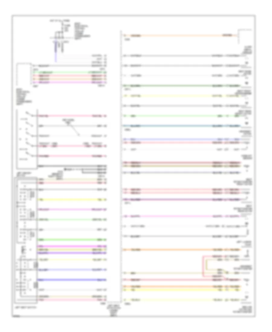 Memory Seat Wiring Diagram (1 of 2) for Land Rover Range Rover SE 1998