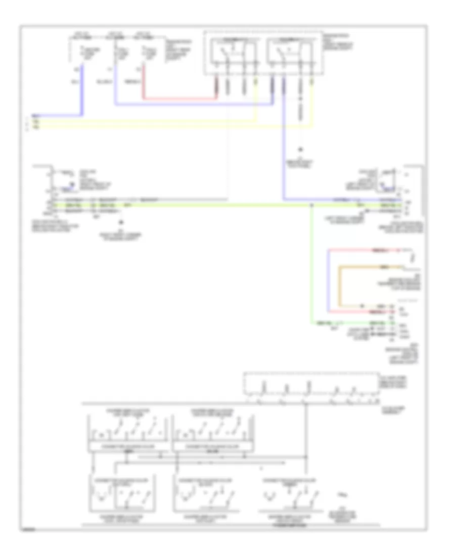 Электросхема кондиционера (2 из 2) для Lexus IS F 2014