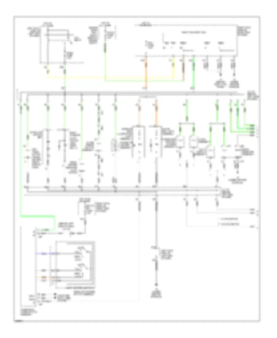 Электросхема подсветки приборов (1 из 2) для Lexus IS F 2014